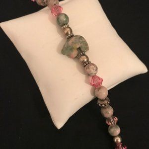 Pink Beaded Bracelet